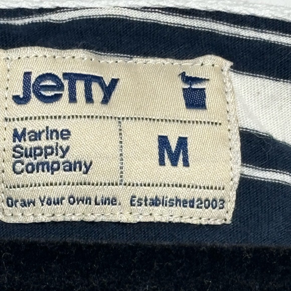 Jolt Women's Navy Striped Blouse - Picture 3 of 3